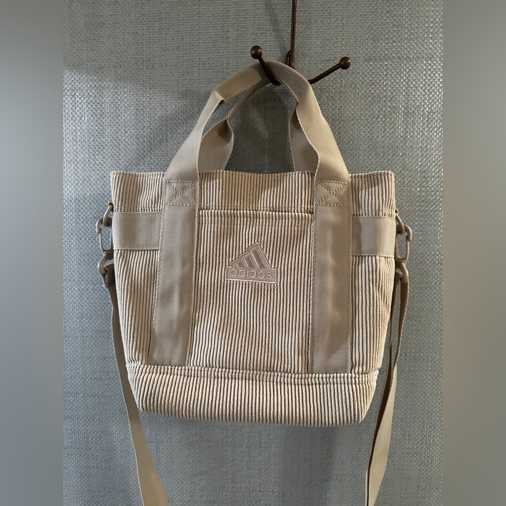 Adidas Textured Cream Tote Bag